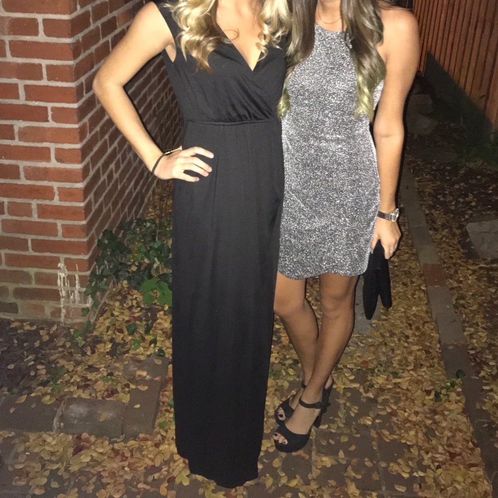 Long black dress